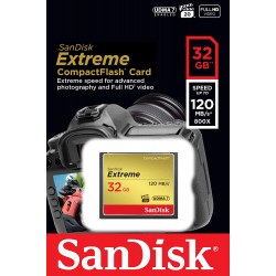 کارت حافظه SanDisk CF 32GB 120MBs (800x)