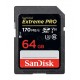 کارت حافظه Sandisk SD 64 GB 170 MB/S (1130x)