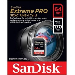 کارت حافظه Sandisk SD 64 GB 170 MB/S (1130x) 