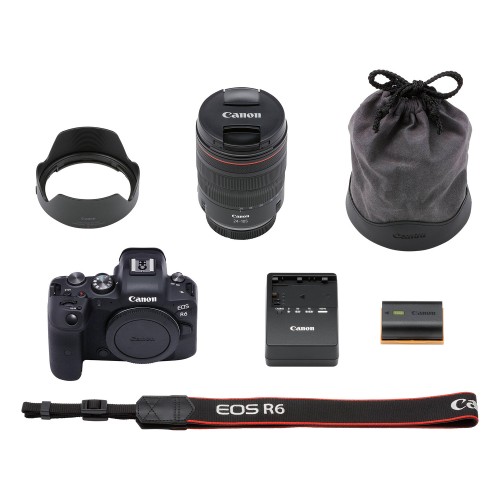 دوربین بدون آینه Canon EOS R6 + RF 24-105mm f/4L IS USM